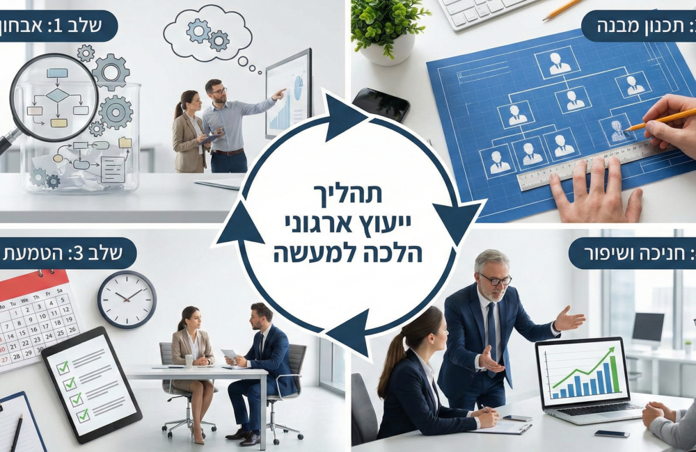 ייעוץ ארגוני הלכה למעשה מה באמת קורה בתוך העסק שלכם בתהליך הליווי